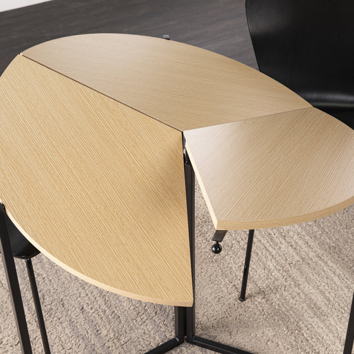 Latitude Run® Vernett Round Folding Dining Table & Reviews | Wayfair